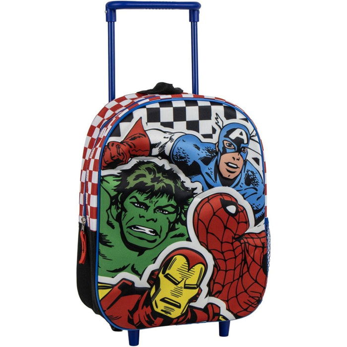 Mochila Infantil Trolley 3D Avengers