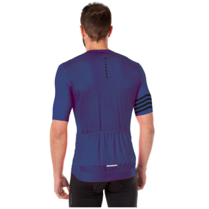 MAILLOT DE CICLISMO MANGA CORTA PARA HOMBRE BLUEBALL EN AZUL CON LOGO NEGRO