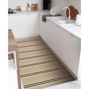 Alfombra de vinilo CERAMIKO, Camilo, imitación textura textil 80x300 cm