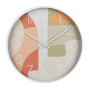 Reloj Pared Metal Blanco 40x4,5x40 Cm