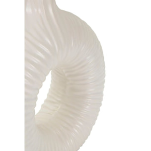 LAMPADA DA TAVOLO SETA BIANCA CM 28,5X15X43