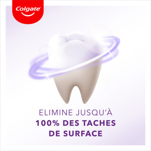 Pack de 2 - Lot de 2 Dentifrices Blancheur Colgate Purple 75ml