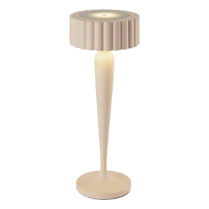 Lampe de table sans fil touch TWIGGY Sable H26 cm