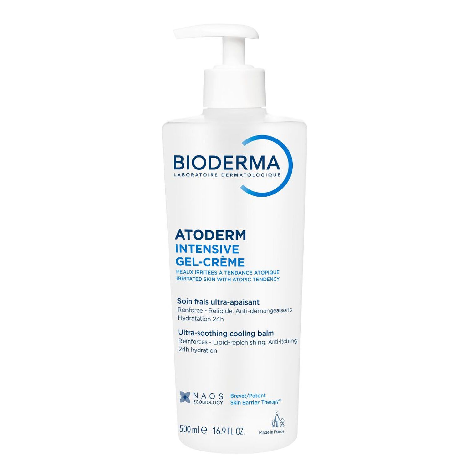 Atoderm Intensive Gel-Crème - Soin Frais Ultra-Apaisant Peaux sensibles