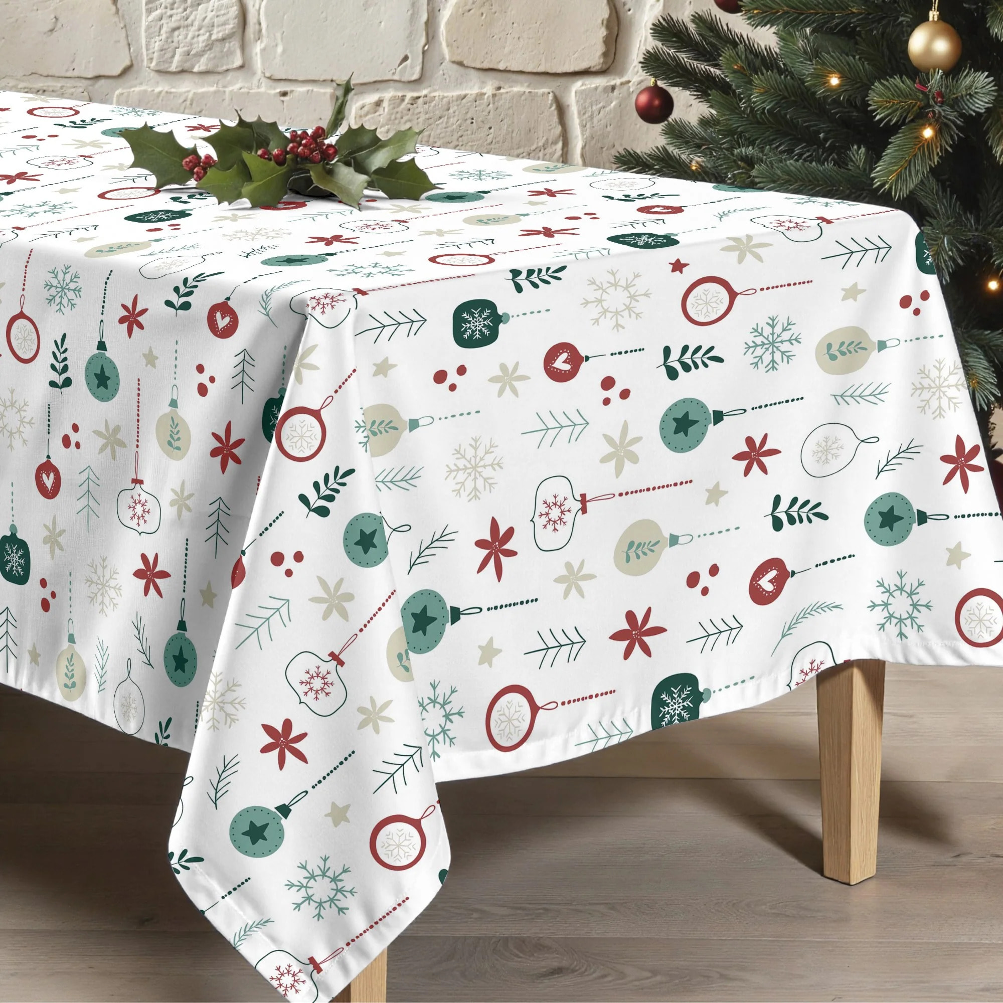 Nappe en résine Anti-tâches Merry Christmas 73