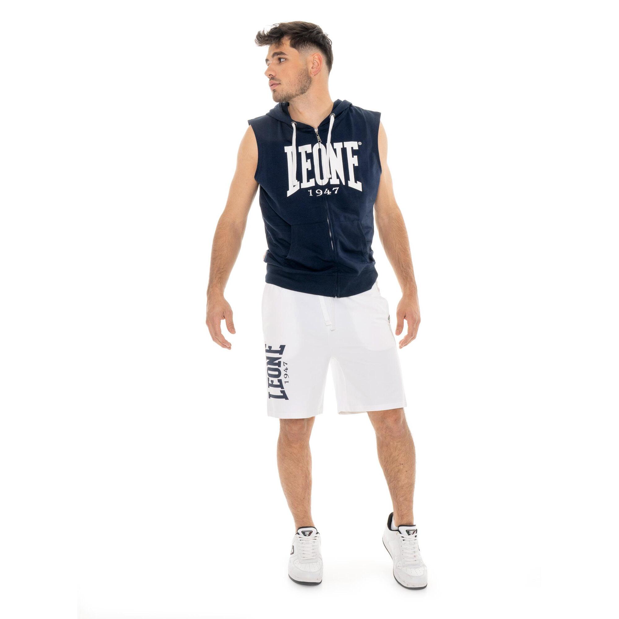 Pantalones cortos básicos para hombre Leone con logo grande
