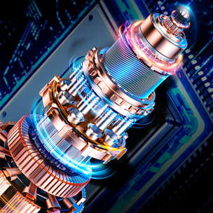 Tijeras de poda eléctricas 21V, 25mm de corte con 500W y DOBLE BATERIA 7500mAh.