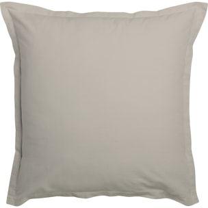 Lot De 2 Taies D'oreiller 50x70cm 100% Coton 57fils Latte