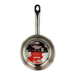 Casserole professionnelle acier inoxydable 18cm - tous feux  PROFESSIONNEL