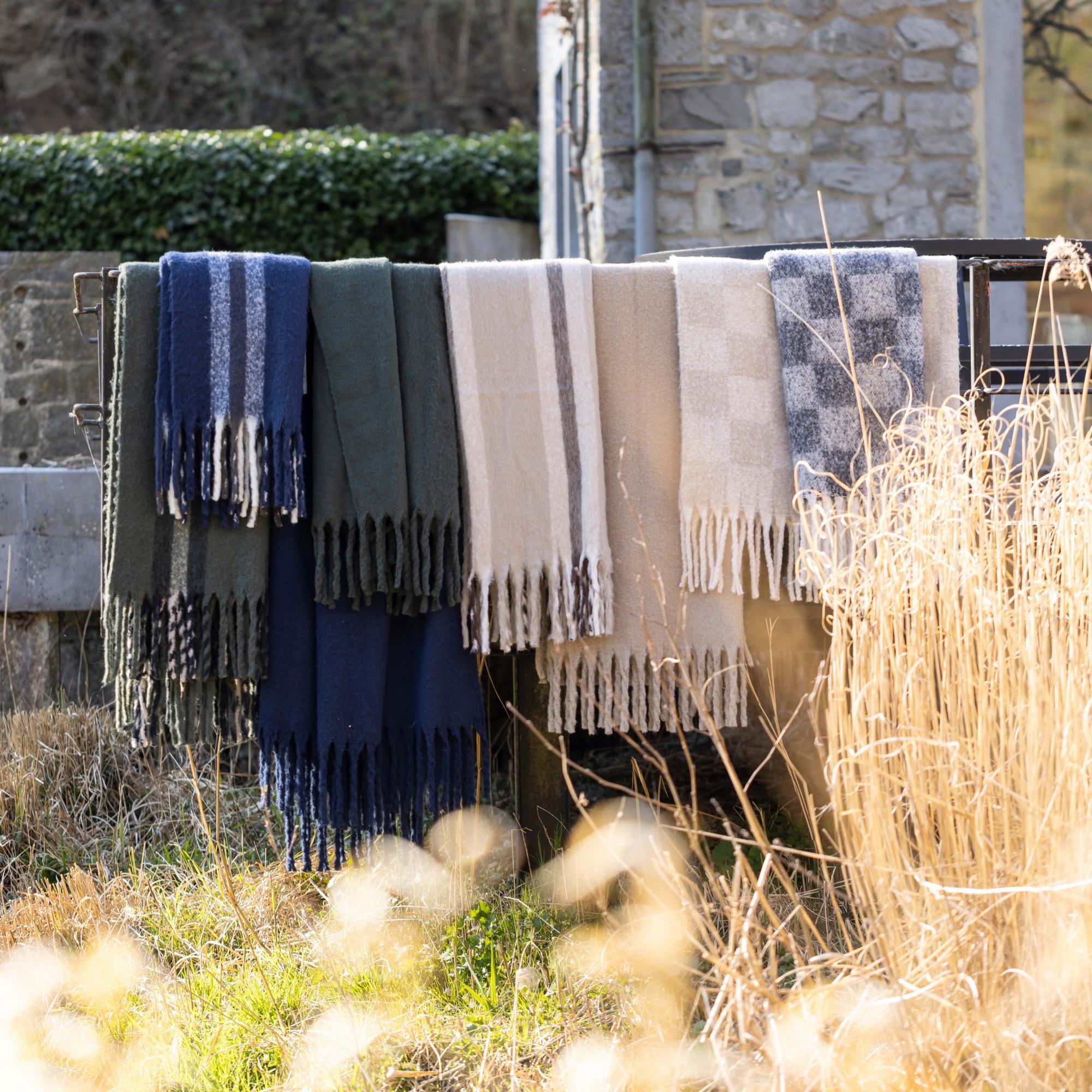 Plaid recyclé Isabel damier