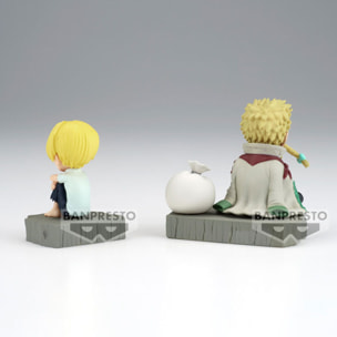 One Piece World Collectable Stories Sanji e Zeff Figura 6cm Banpresto