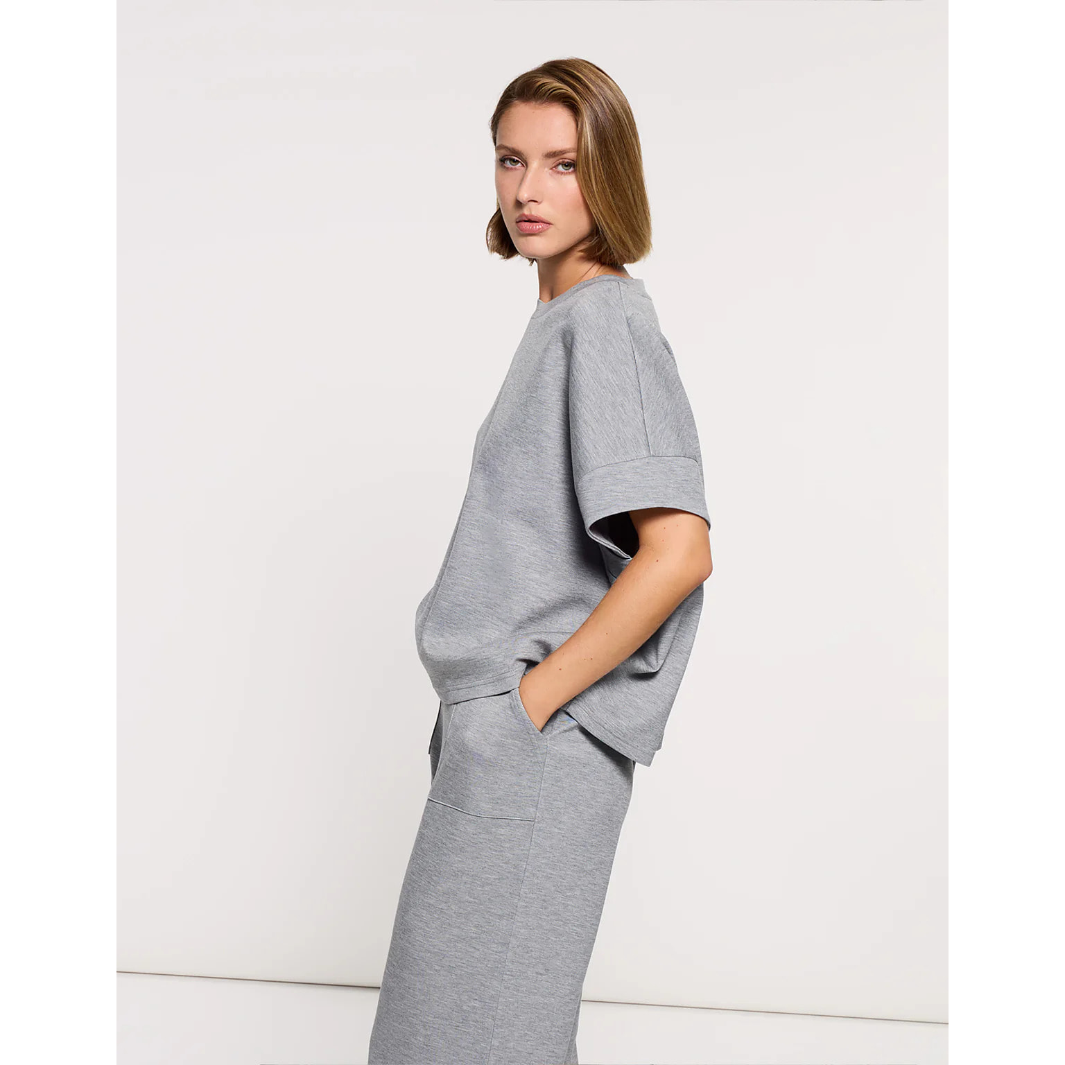 Camiseta Manga Corta Gris Vigoré - Vitulo