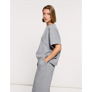 Camiseta Manga Corta Gris Vigoré - Vitulo