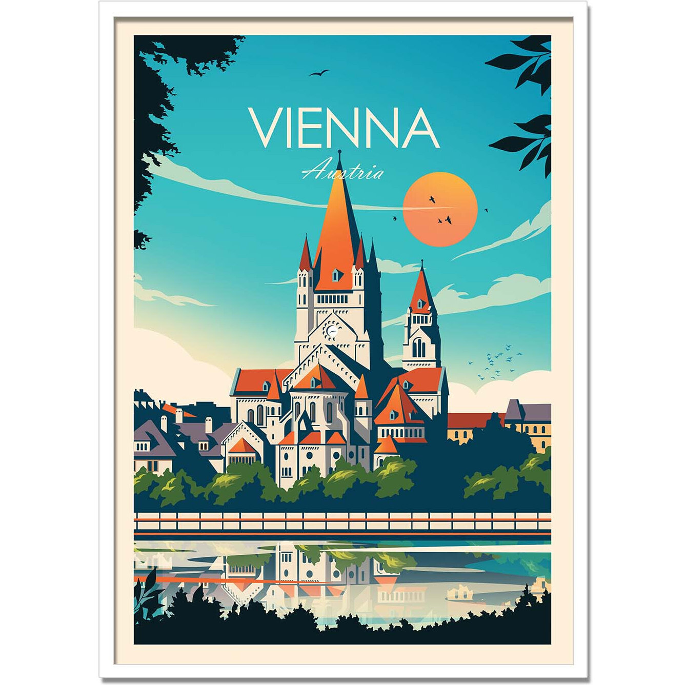 Affiche - Vienna Austria - Studio Inception
