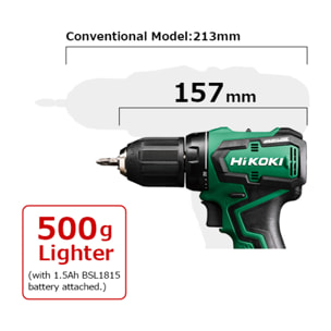 Perceuse visseuse 55Nm 18V - HIKOKI - sans batterie ni chargeur - DS18DDW4Z