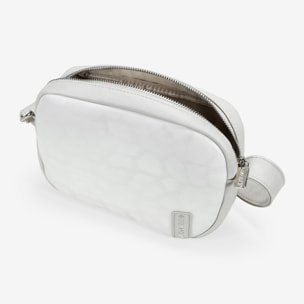 Bolso bandolera piedra con grabado de leopardo