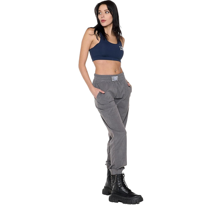 Pantalone da donna invernale a righe in velluto "Pearl"