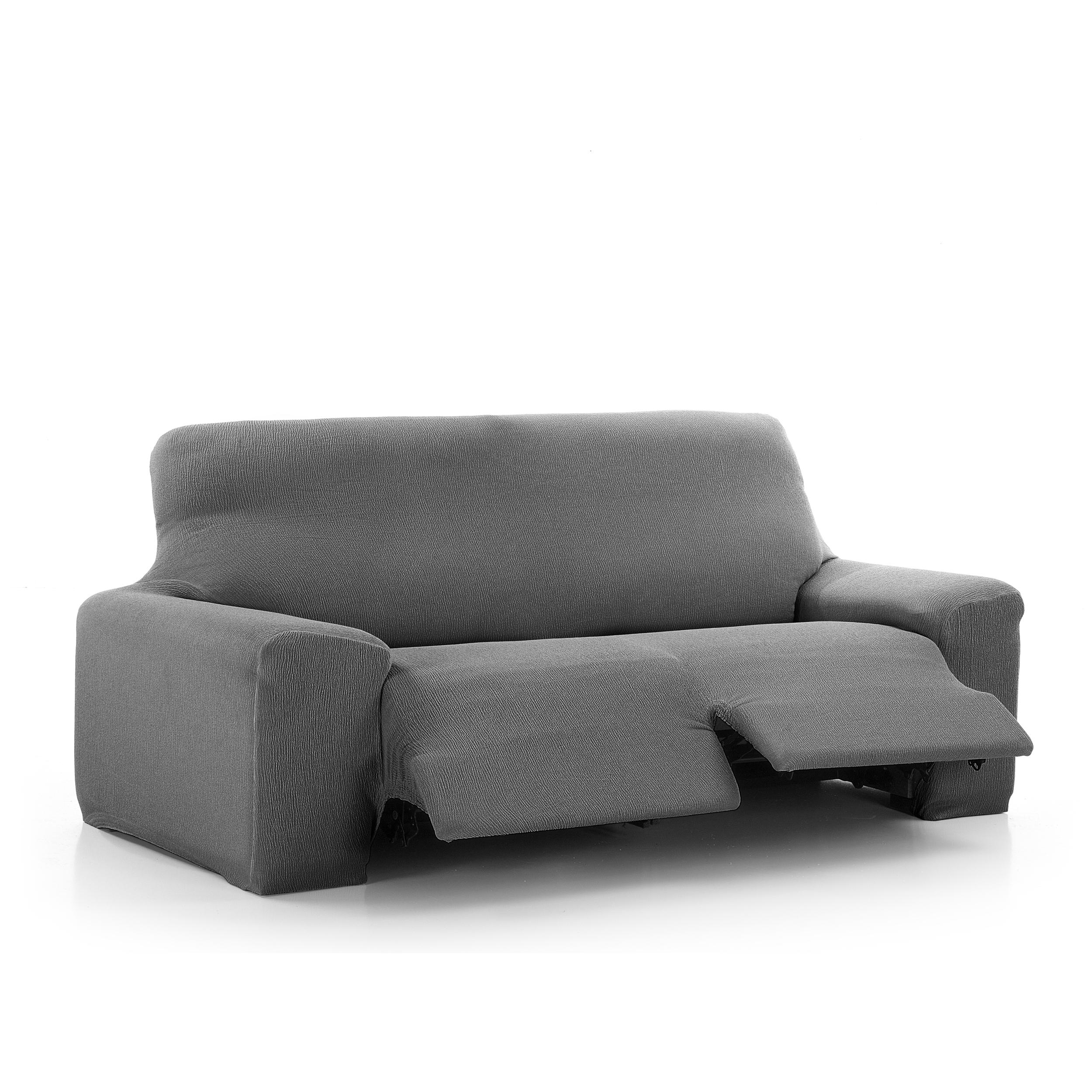 Funda de Sofá Elástica 3 plazas relax Vera Gris Nordic-Home