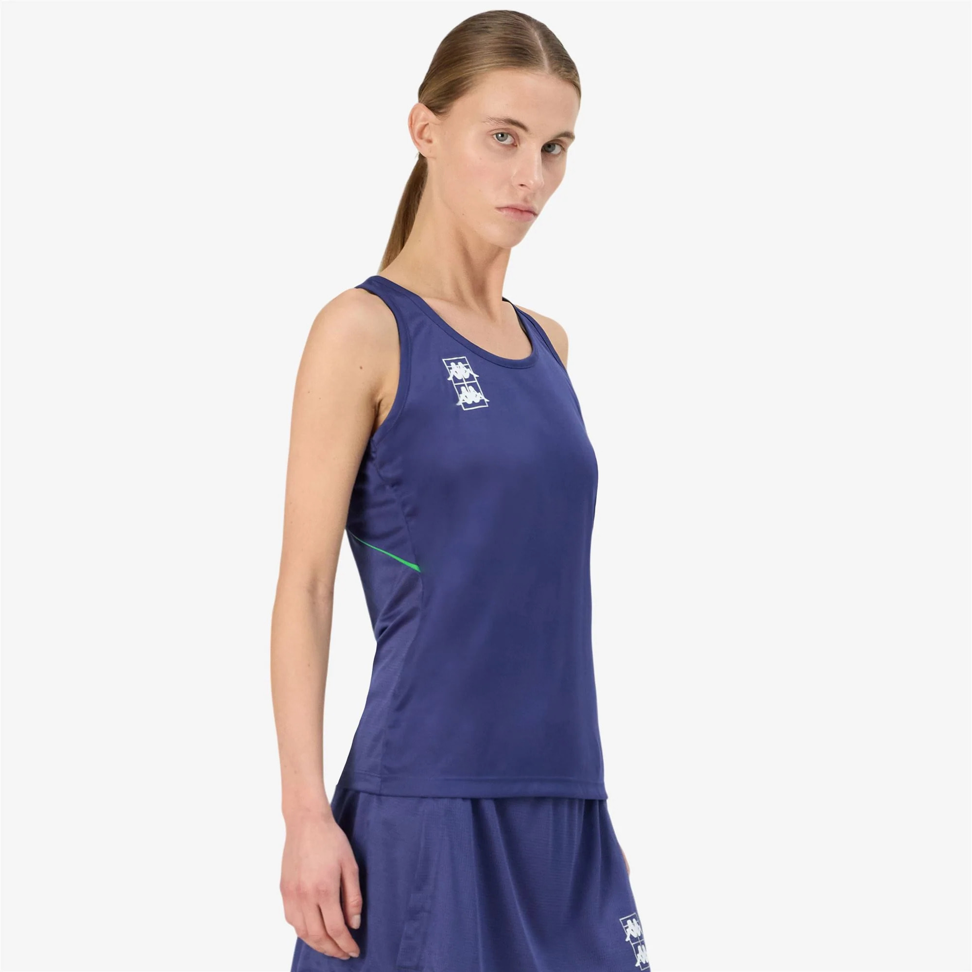 Kappa - Maglie gioco Donna Blu - Kombat Padel Fras