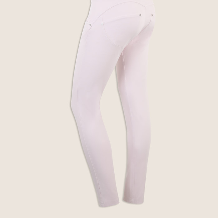 Pantaloni push up WR.UP® vita alta superskinny tessuto navetta