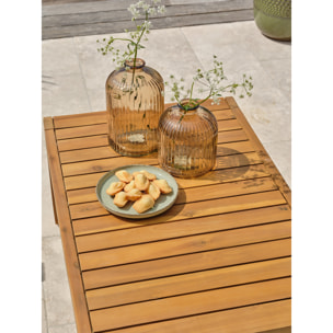 ARACAJU - Salon bas de jardin 4 places en bois d'acacia