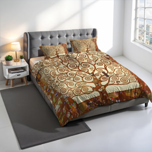 PARURE COPRIPIUMINO SOGNI D'AUTORE, Stampa Digitale, 100% Cotone, Made in Italy - 48