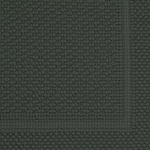 Tapis de bain pur coton 1700 g/m² uni vert Antica kaki