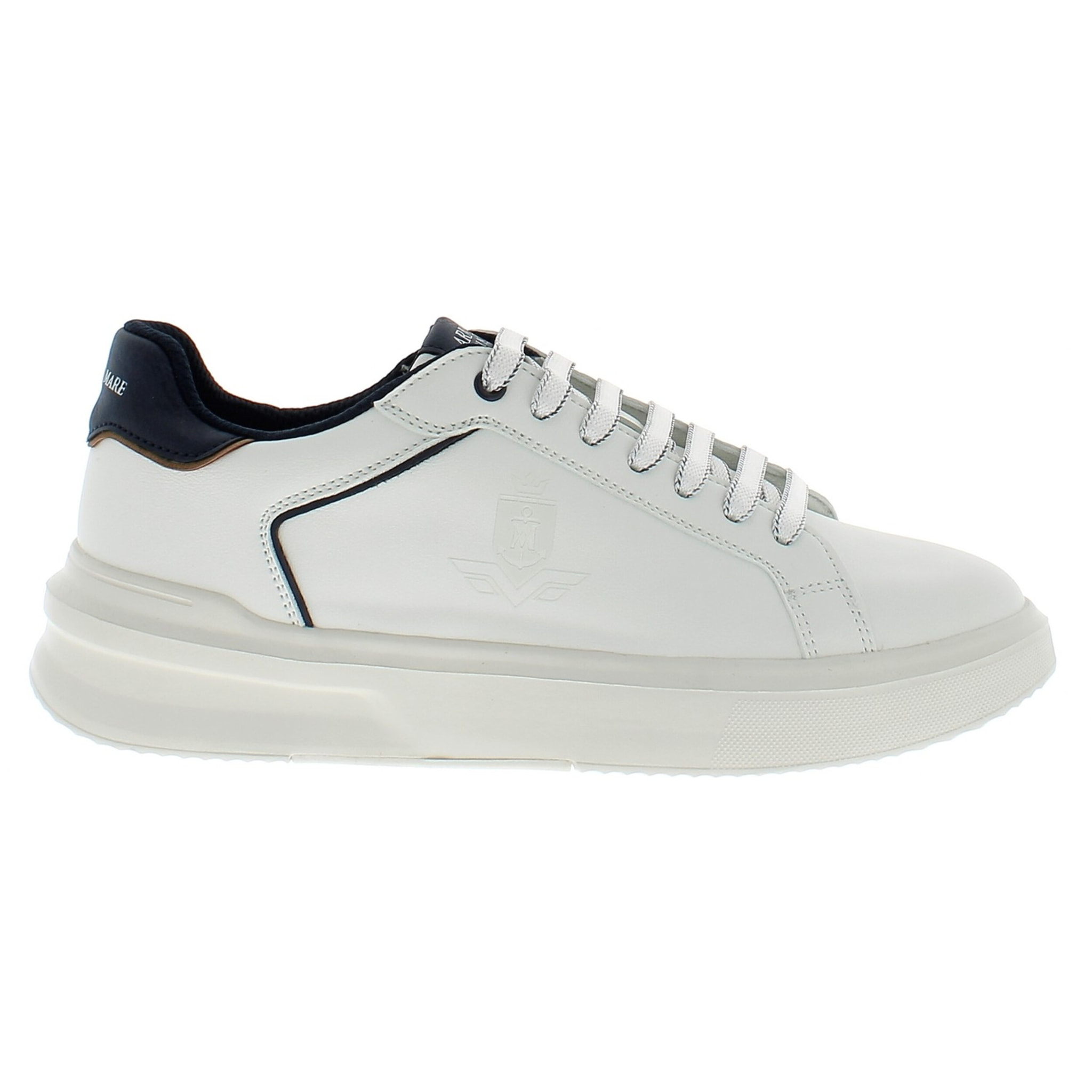 Armata di Mare Scarpe Uomo Court Sneakers Stringate con Soletta Rimovibile in Memory Foam AMU 2D809 Off White