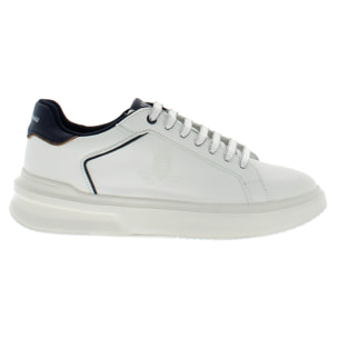 Armata di Mare Scarpe Uomo Court Sneakers Stringate con Soletta Rimovibile in Memory Foam AMU 2D809 Off White