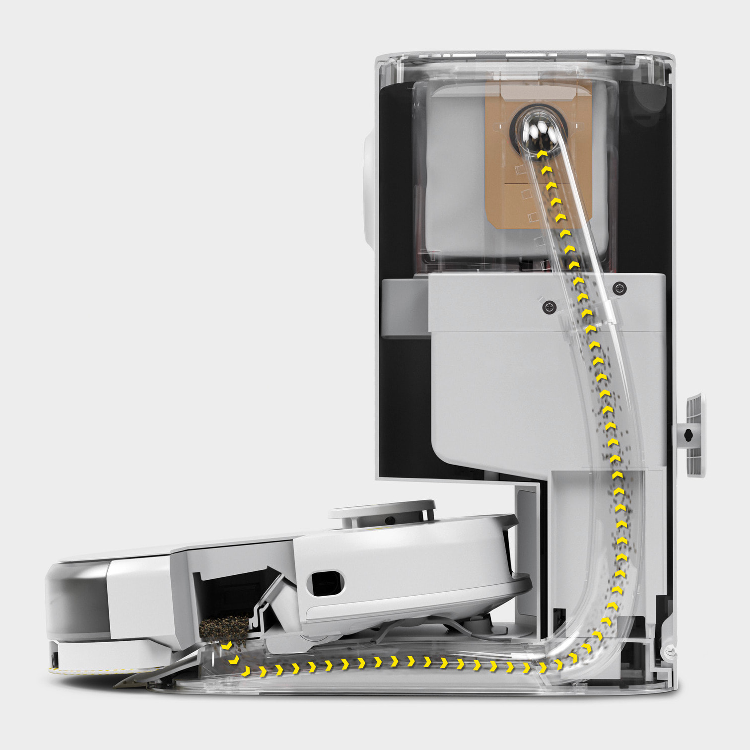 Aspirateur robot Karcher RCV 5 Comfort connecté avec station de vidange - Lidar - 5000 Pa