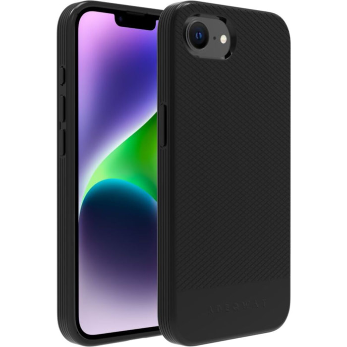 Coque ADEQWAT magnétique soft noir iPhone 16E + 17E