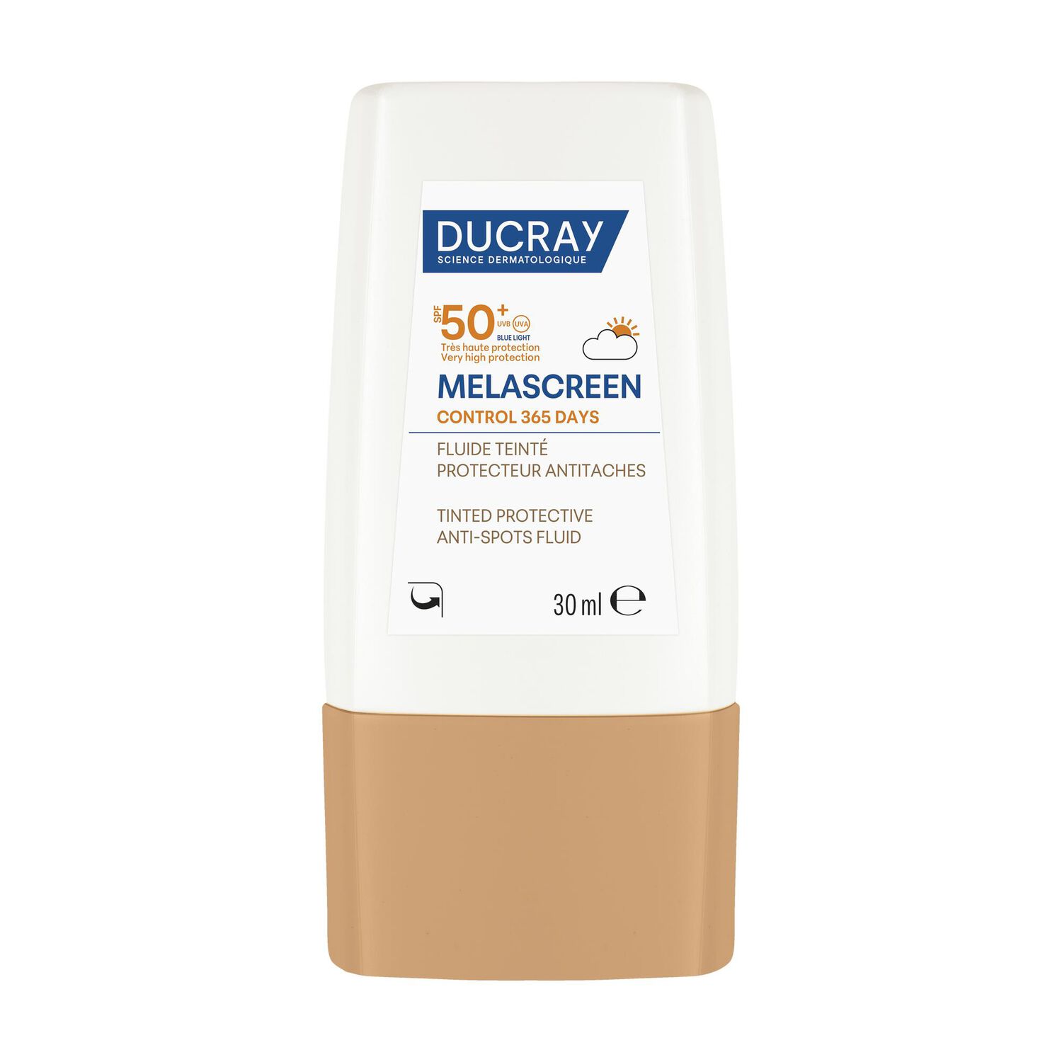 Melascreen Control 365 jours - Fluide solaire teinté 30 ml