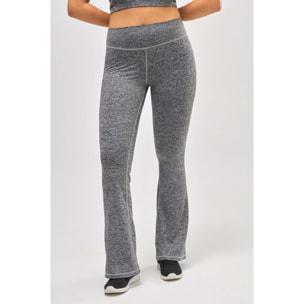 Leggings sportivi grigi a zampa