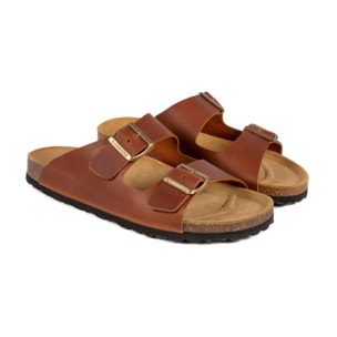 SANDALIA BABUNKERS MARRON