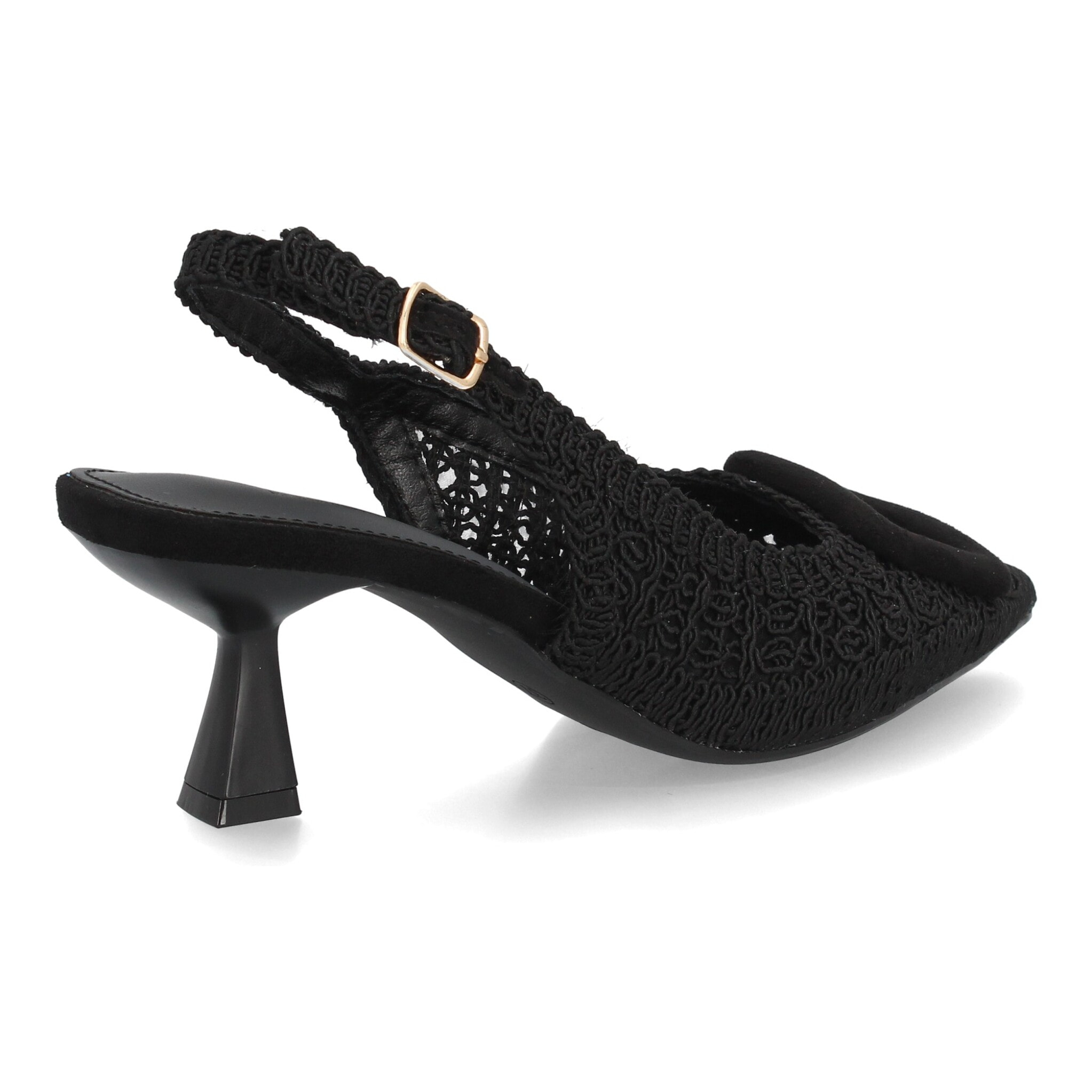 Zapato destalonado elegante tacón medio