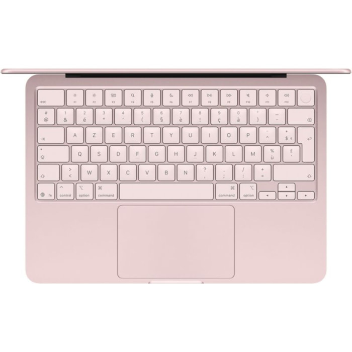 Ordinateur Apple MACBOOK Neo Puce A18 Pro CPU 6 / GPU 5 coeurs Mémoire RAM 8Go Stockage 512Go SSD Rose poudré avec Touch ID
