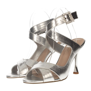 Sandali Donna Tata Italia Argentato