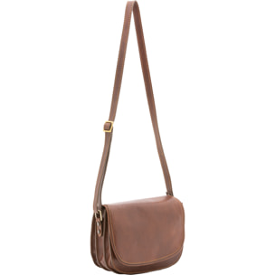 Borsa a tracolla  da donna In Vera pelle Made in Italy 25x23x11 cm