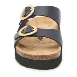 SANDALO CON ZEPPA BILLOWY NERO