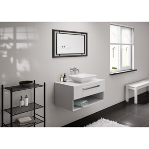 Mitigeur lavabo encastré mural Vernis Shape Chromé