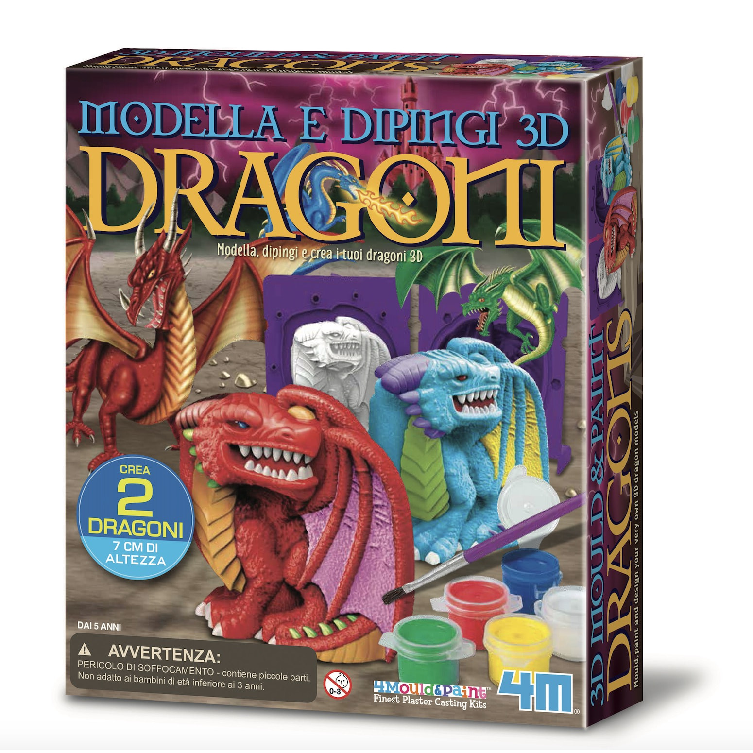 Modella & Dipingi Dragoni 3D