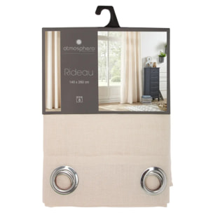 Rideau "Leon" beige 140x260cm