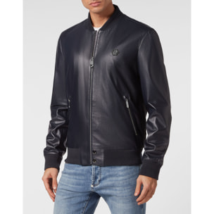 PHILIPP PLEIN Bomber de cuero
