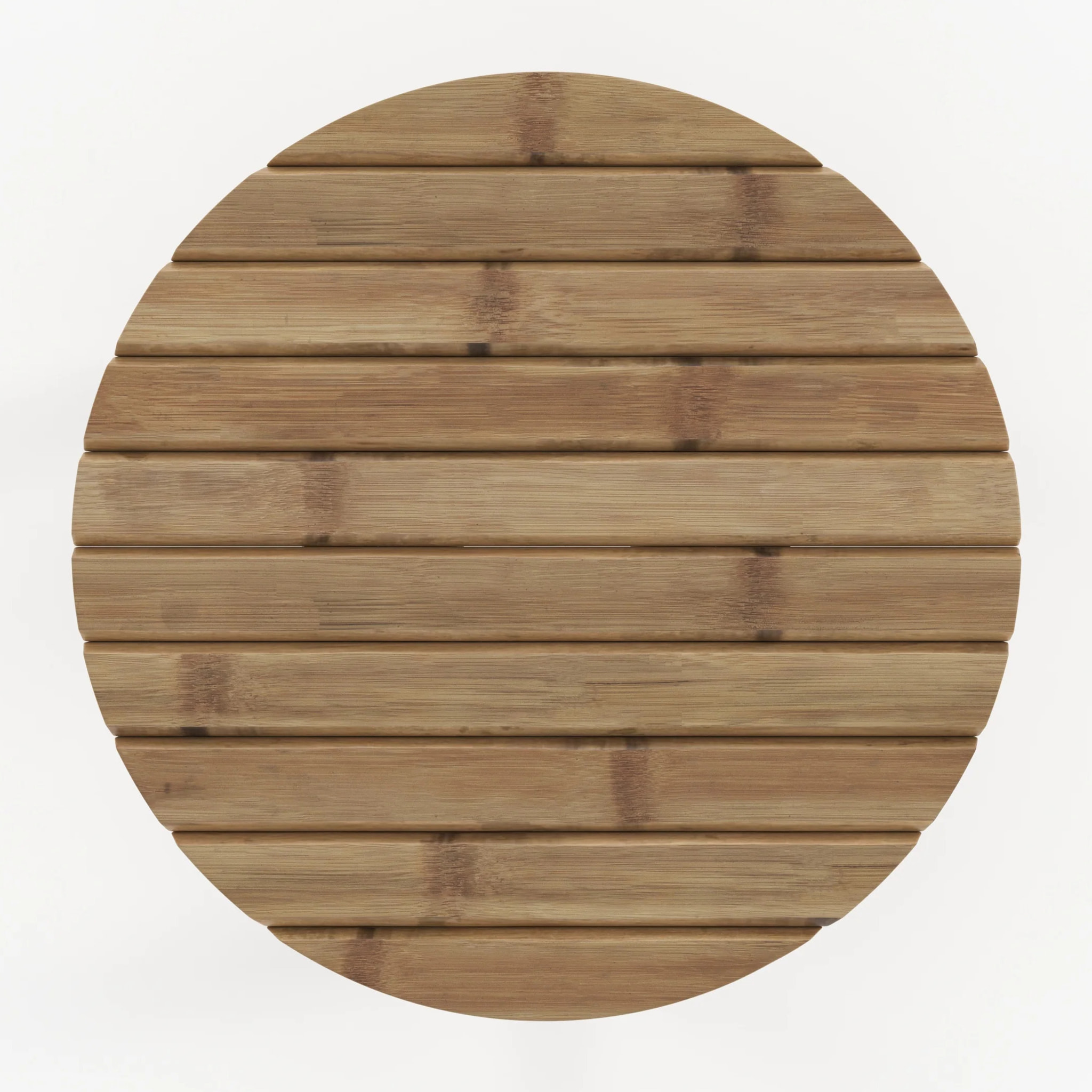 Tabouret de jardin en bambou H38 cm - Eli