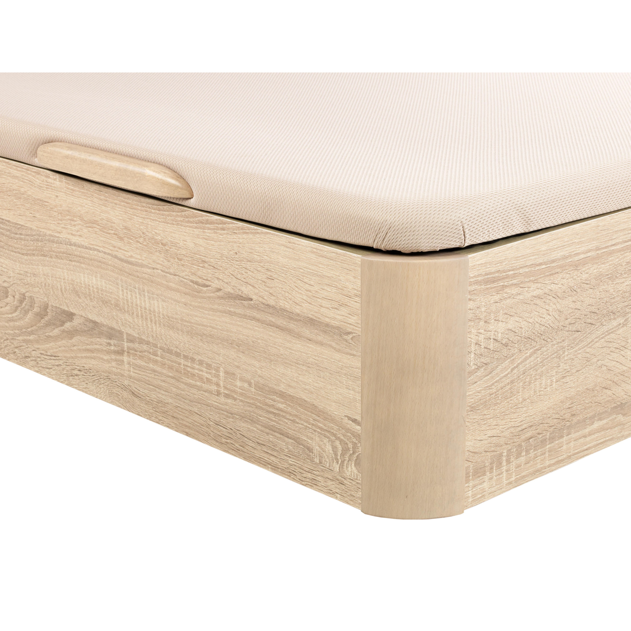 Canapé Abatible 32CM | ENVÍO, MONTAJE Y RECOGIDA ANTIGUO INCLUIDO | Apertura Lateral | Madera | Natural | ROYAL SLEEP