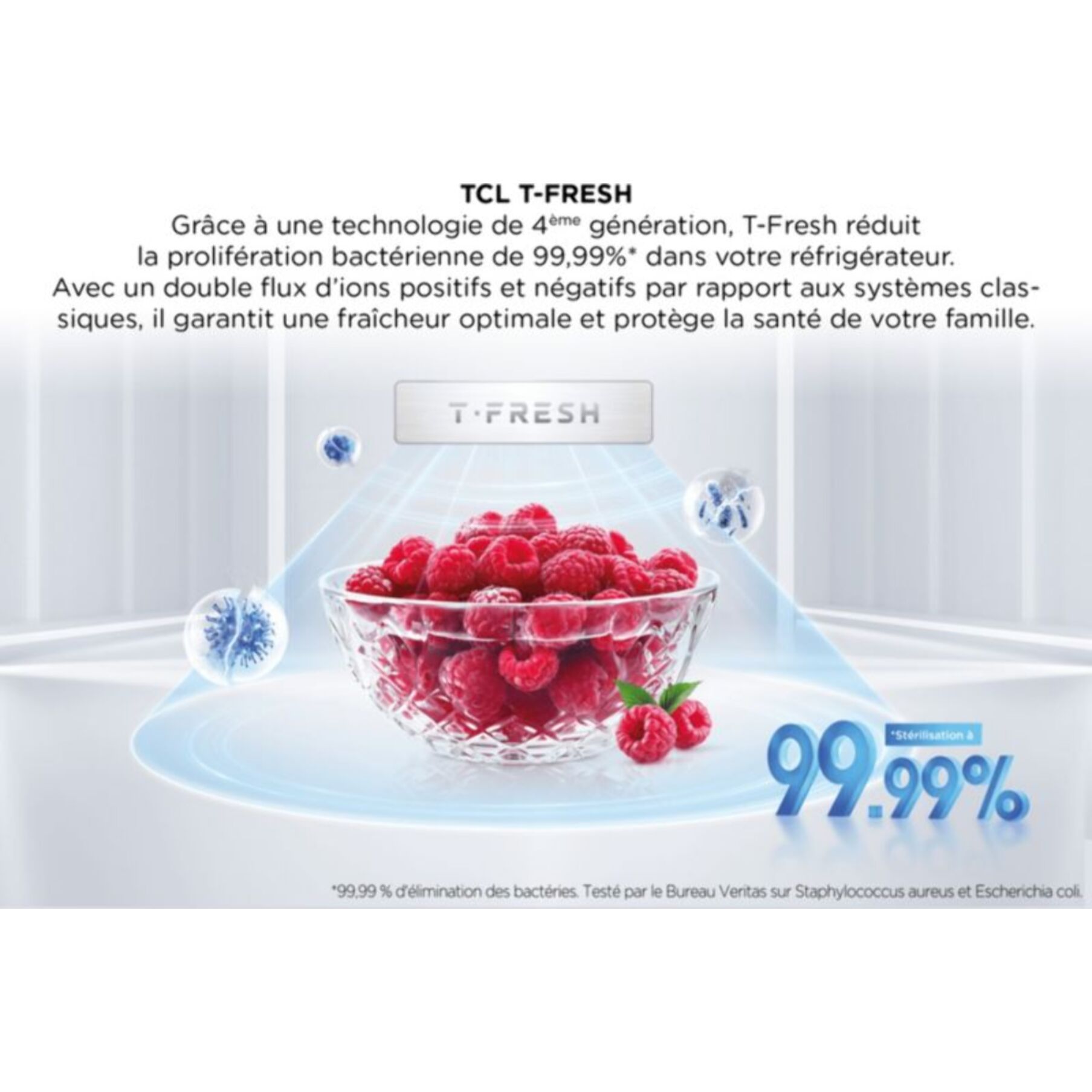 Réfrigérateur combiné TCL RP382BBD0EU