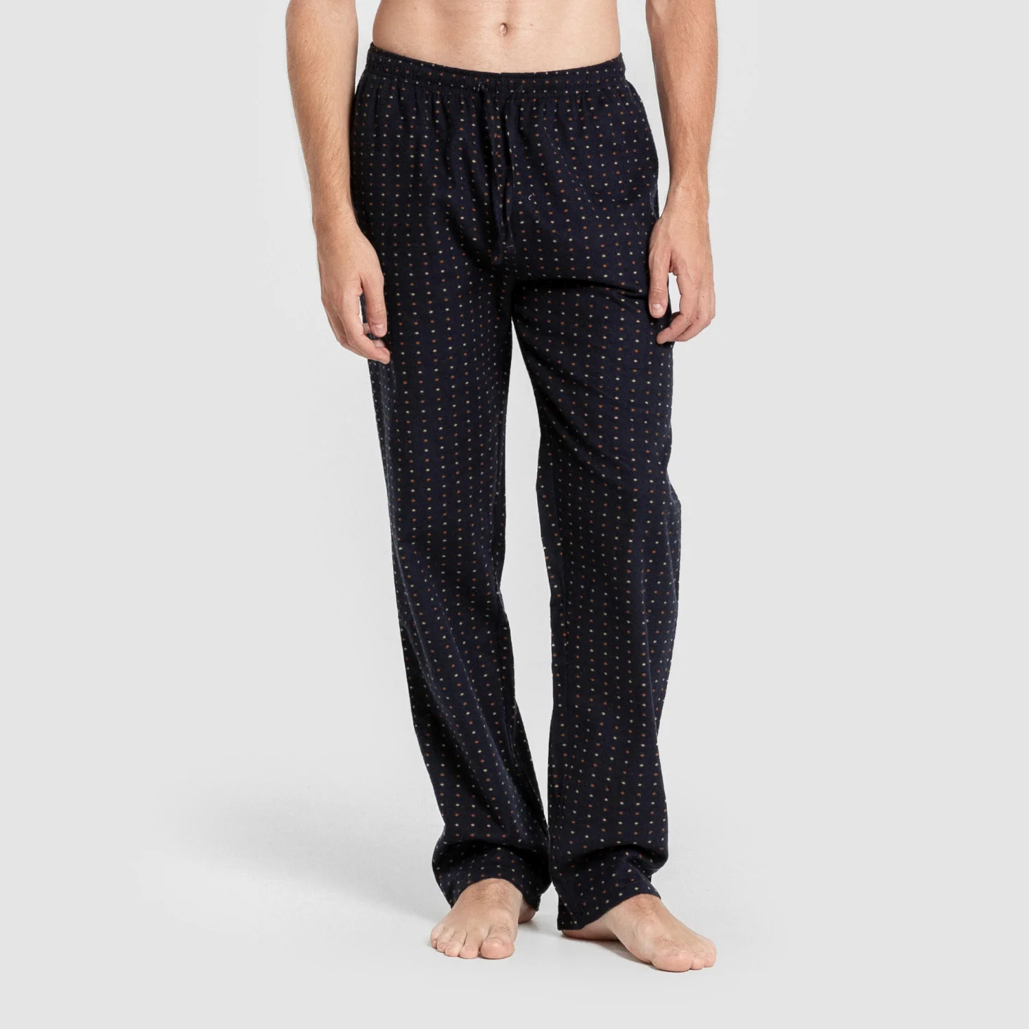 Pijama hombre franela Monclova Azul Marino