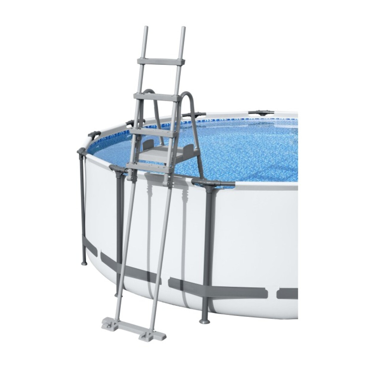 Bestway Échelle sécurisée pour piscine hors-sol jusqu'à hauteur 132 cm - 2 x 4 marches