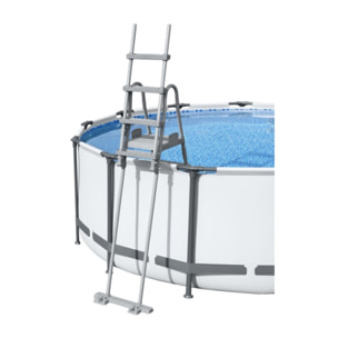 Bestway Échelle sécurisée pour piscine hors-sol jusqu'à hauteur 132 cm - 2 x 4 marches