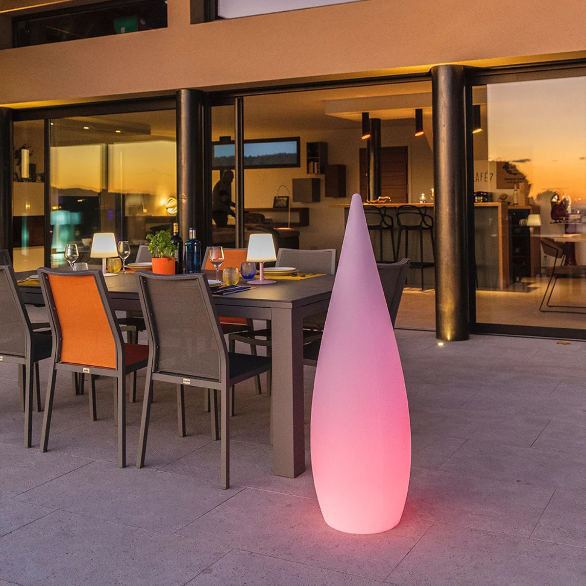 Lampadaire sans fil CLASSY RGB H120CM